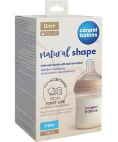 Canpol Babies Natural Shape flašica antikolik dual zone 150ml 35/400