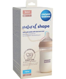 Canpol Babies Natural Shape flašica antikolik dual zone 260ml 35/401