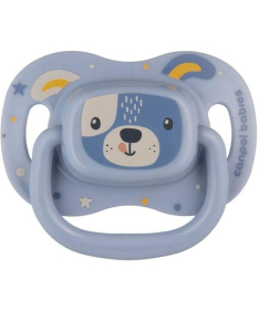 Canpol Babies silikonska varalica 0-6m Cute Animals Blue 34/924_blu