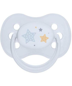 Canpol Babies silikonska varalica Newborn 0-6m Baby Blue Stars 22/580 