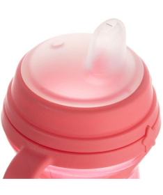 Canpol babies šolja 250ml sa silikonskim kljunom 56/615 - pink