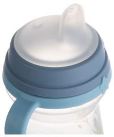Canpol babies šolja bonjour paris 150ml sa silikonskim kljunom 56/612 - blue
