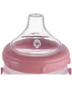 Canpol Babies šolja sa silikonskim 180ml kljunom Love&Sea 57/300 - pink
