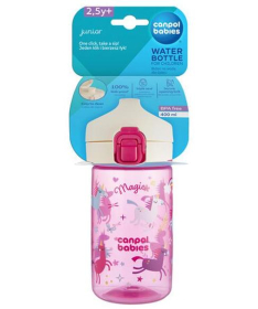 Canpol Babies sportska flašica za decu 400ml Junior Pink