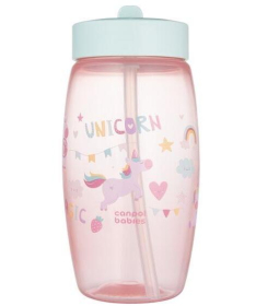 Canpol Babies sportska šolja sa savitljivim kljunom 400ml Unicorns 56/618_pin