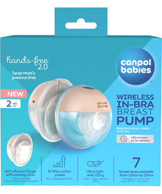 Canpol Babies Twin električna pumpica za izmazanje hands free wireless in bra 20/124