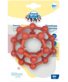 Canpol Babies igračka lopta silicon - 80/302 geometric