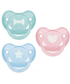 Canpol Babies varalica orthodontic silicone 6 - 18 m 1pc pastelove