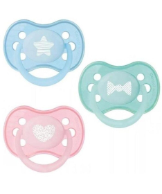 Canpol Babies varalica symmetric silicone 6 - 18 m 1 pc pastelove
