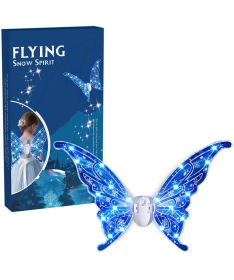 Čarobna svetleća krila za decu Plava - 1043107