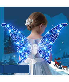 Čarobna svetleća krila za decu Plava - 1043107
