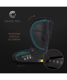 Cavoe Grand Prix i-Size Isofix auto sedište za decu 100-150cm Forest