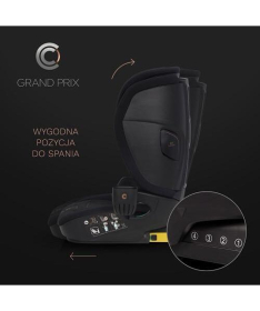 Cavoe Grand Prix i-Size Isofix auto sedište za decu 100-150cm Meteorite