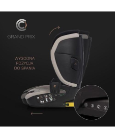 Cavoe Grand Prix i-Size Isofix auto sedište za decu 100-150cm Taupe