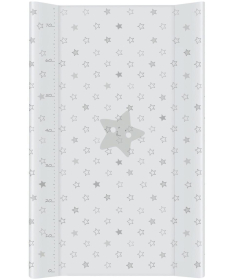 Ceba Baby meka podloga za presvlačenje bebe Zvezdice siva 80x50 cm 41110201