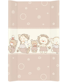 Ceba Baby meka podloga za presvlačenje bebe Životnje Bež 80x50 cm 41110202