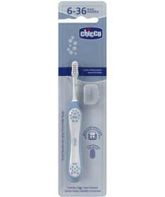 Chicco četkica za zube za decu Indigo plava 6-36m