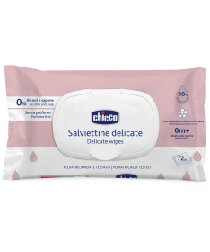 Chicco delicate vlažne maramice sa poklopcem za bebe 72 komada