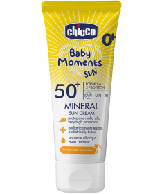Chicco mineralna krema za sunčanje bebe SPF50+ 75ml