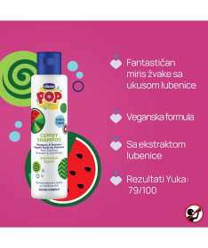 Chicco pop šampon&rergenerator za decu 2 u 1 Lubenica 250ml