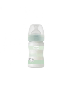 Chicco WB staklena flašica za bebe 0m+ 150ml - Green - A075863