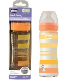 Chicco WB Staklena flašica za bebe 0m+ 240ml Univerzalna - A075871