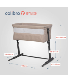 Colibro Byside kolevka za bebe do 9 kg Toupe