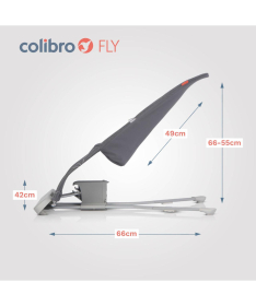 Colibro Fly ležaljka za bebe do 9 kg Onyx