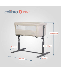 Colibro Nap kolevka za bebe do 9 kg Taupe