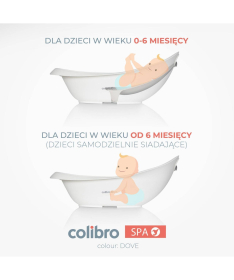 Colibro Spa kadica za kupanje bebe 2u1 Dove