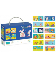 Dodo Duo puzzle za decu Suprotnosti 12 elemenata - A066225
