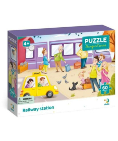 Dodo puzzle za decu Železnička stanica 60 elemenata - A066213