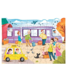 Dodo puzzle za decu Železnička stanica 60 elemenata - A066213