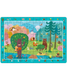 Dodo puzzle za decu Šumski prijatelji 80 elemenata - A066230