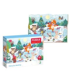 Dodo puzzle za decu Životinje na klizanju 60 delova - A066218