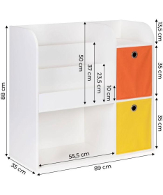 Drvena decija polica organizer ZKB-02A