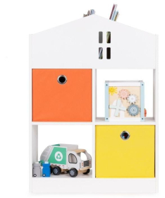 Drvena decija polica organizer ZKB-03A