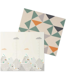 Duck&Bear premijum nesklopiva podloga 150x180x1 cm Planina i Trouglovi