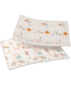 Duck&Bear premijum sklopiva podloga za bebe 147x196x1 cm Magična šuma i Zimske čarolije