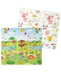 Duck&Bear premijum sklopiva podloga za bebe 149x179x1 cm Zoo