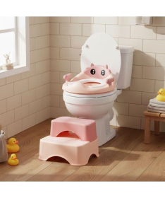 ECOTOYS adapter za WC šolju sa stepenicama i platformom Roze HA-P17-18-PK