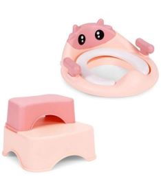 ECOTOYS adapter za WC šolju sa stepenicama i platformom Roze HA-P17-18-PK