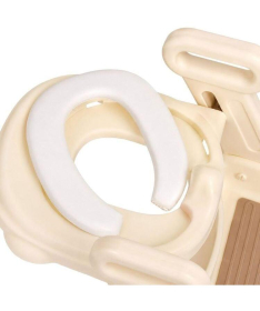 ECOTOYS adapter za wc šolju za decu sa stepenikom i rukohvatima HA-P33-2 Beige