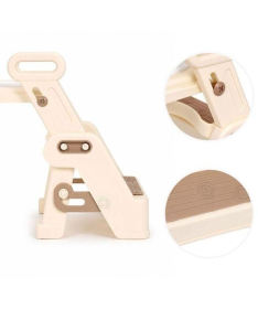 ECOTOYS adapter za wc šolju za decu sa stepenikom i rukohvatima HA-P33-2 Beige