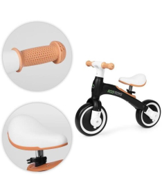 ECOTOYS balans bicikl sa pedalama i pomoćnim točkovima 3 u 1 Black LC-V1359 BLACK