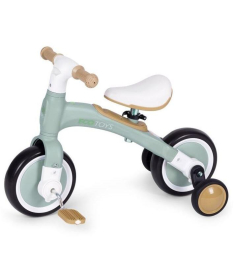 Ecotoys balans bicikl sa pedalama i pomoćnim točkovima 3 u 1 - LC-V1359 GREEN