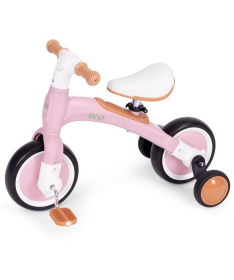 Ecotoys balans bicikl sa pedalama i pomoćnim točkovima 3 u 1 - LC-V1359 PINK