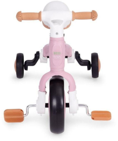 Ecotoys balans bicikl sa pedalama i pomoćnim točkovima 3 u 1 - LC-V1359 PINK