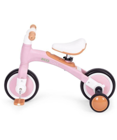 Ecotoys balans bicikl sa pedalama i pomoćnim točkovima 3 u 1 - LC-V1359 PINK