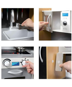 ECOTOYS dečija kuhinja sa zvukom i LED tablom za pisanje TL053001